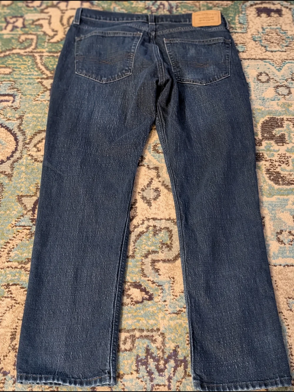 Men's Levi Strauss Signature Dark Blue Straight Jeans